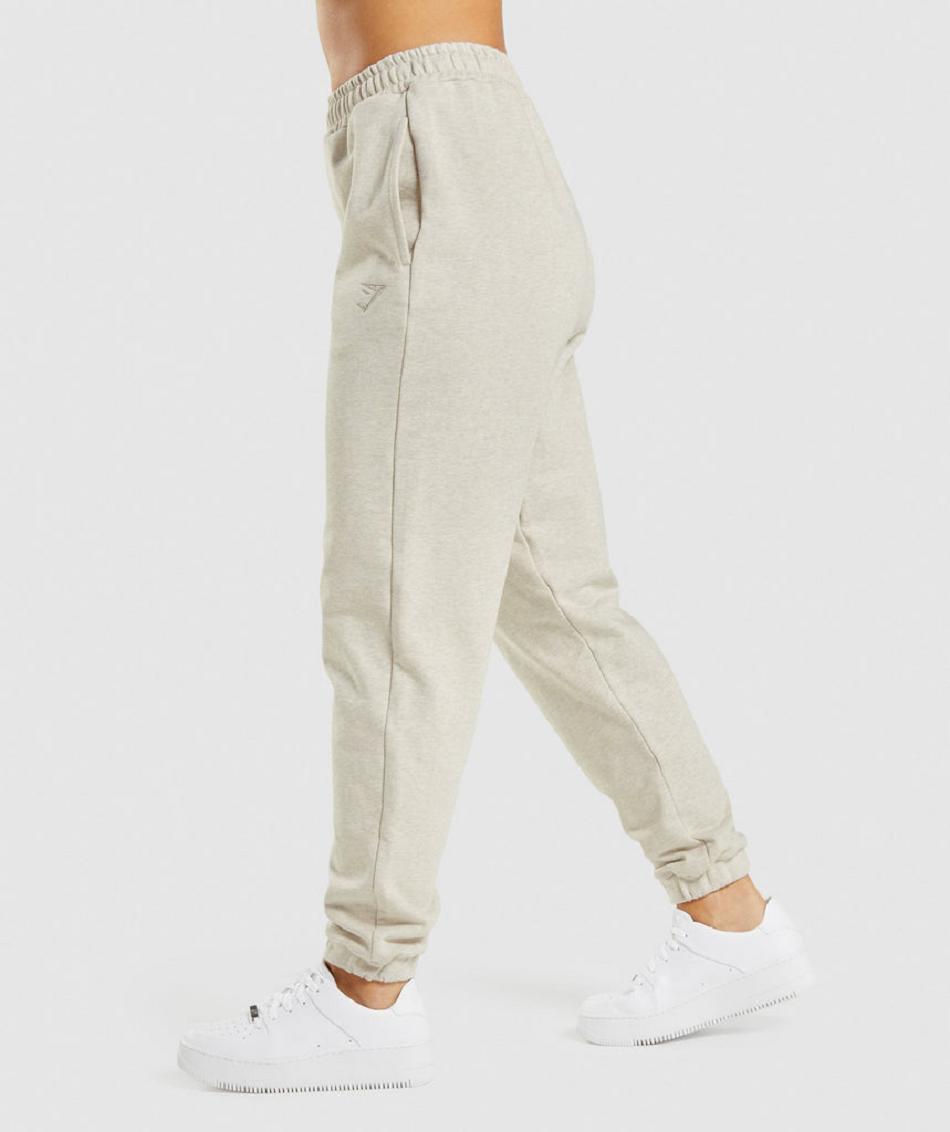 Pantalones Jogger Gymshark Rest Day Sweats Mujer Beige | CO 2628HAP